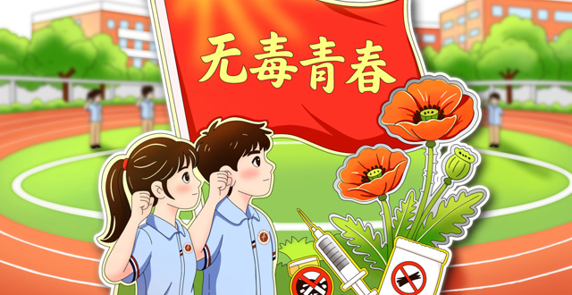 筑牢青春防线 点亮无毒未来